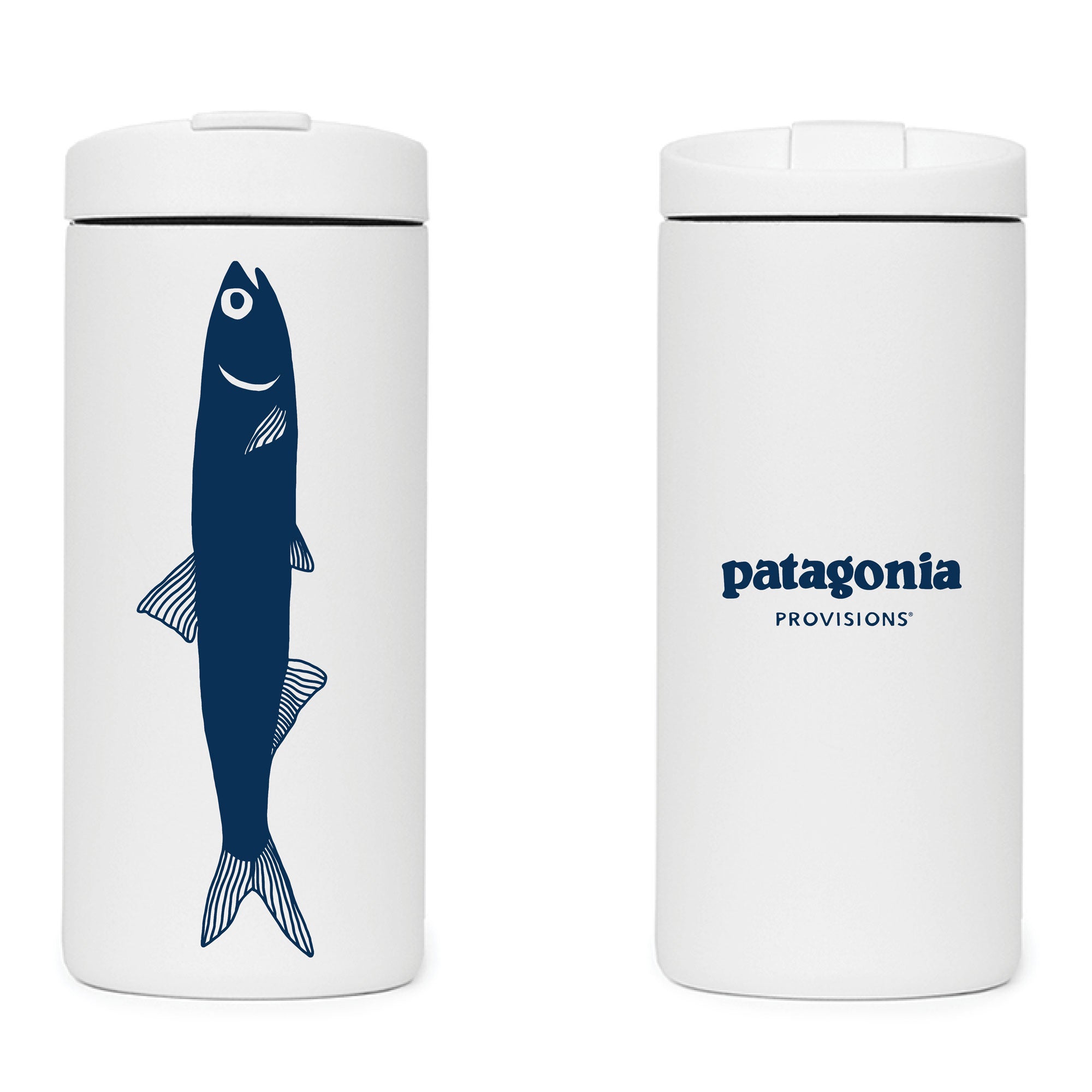 Gone Fishing Design Custom Stainless Steel Thermos